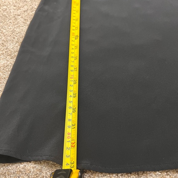 Club Monaco NWT Kiefira Mini Dress in Black, 100% Silk, Ruffles Side Ties, 2 - Picture 12 of 12